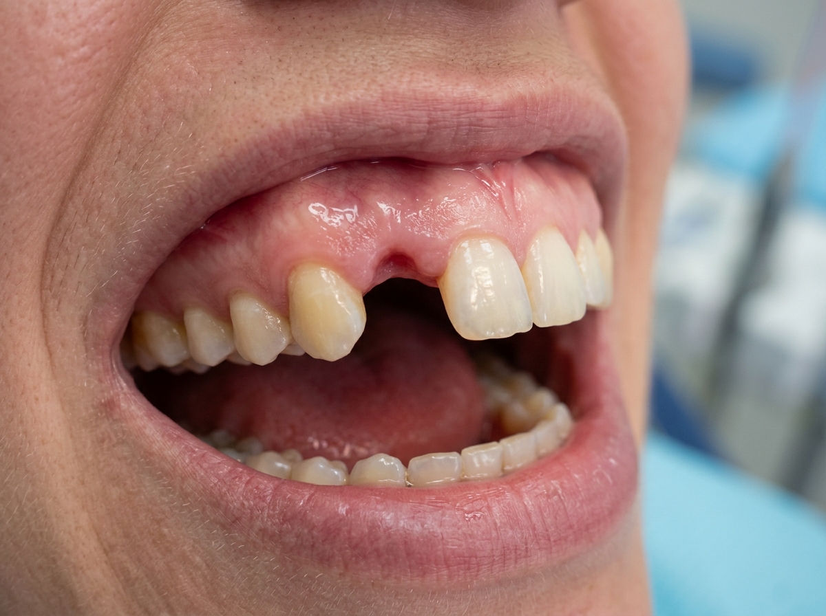 Antes do implante dentário